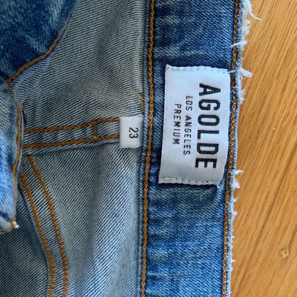 Agolde sophie high rise crop jeans 23 - Picture 6 of 9